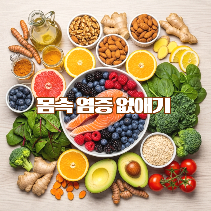  몸속 염증 없애기 좋은 음식 총정리! 매일 먹기 쉬운 식단까지
