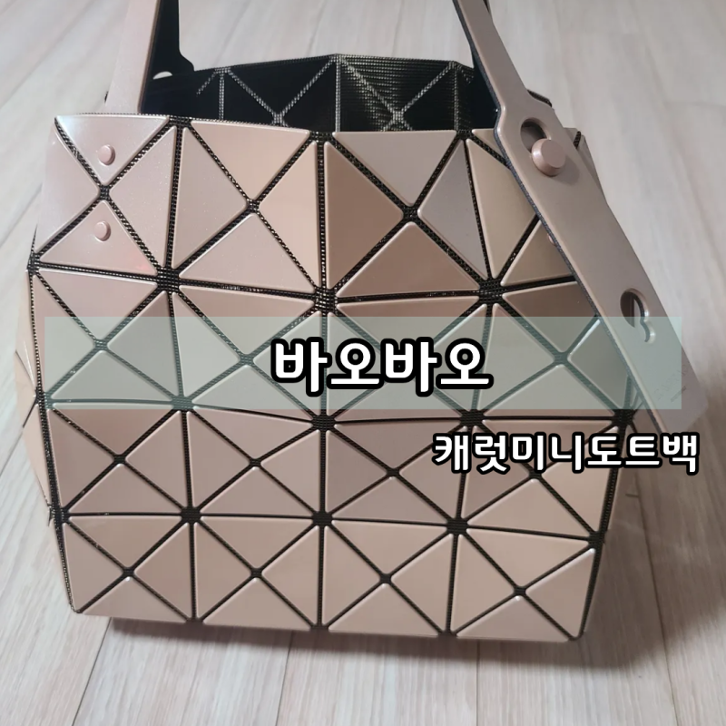 이세이미야케 바오바오 캐럿 미니 토트백 엄마선물 50대 60대가방 추천
