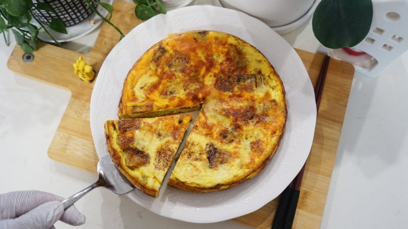 계란 이렇게 드시면 5kg 확 빠져유! 다이어트 계란 요리 스페니쉬 오믈렛 토스트 만들기
