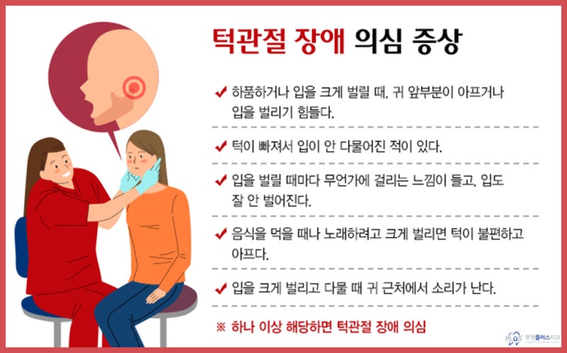 인천턱관절치과 딱소리 장애 진단 증상 치료법