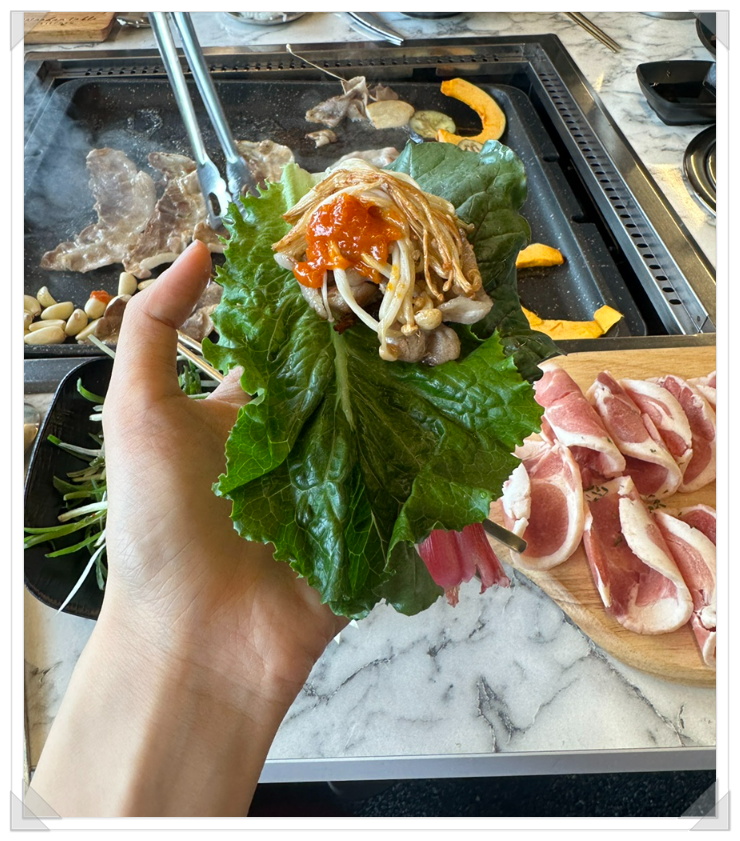 가성비 최고 아름동고기집 꽃잎대패 아름점
