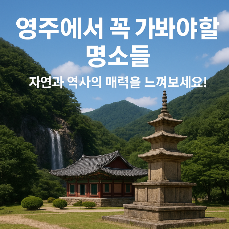  영주 가볼 만한 곳! ️ 자연과 역사를 만날 수 있는 여행지 추천