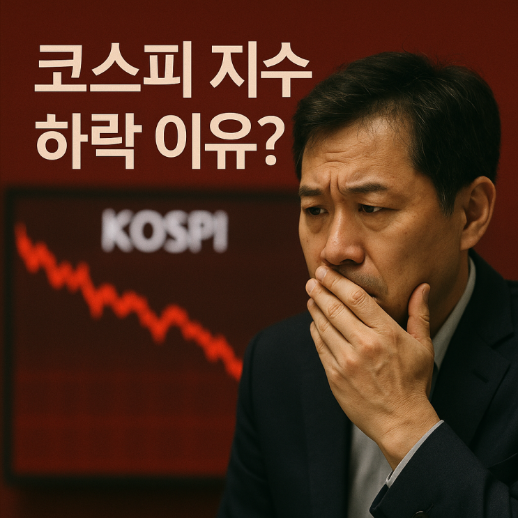  코스피 지수 하락, 4200 랠리 후 조정? 최근 하락 이유와 시장 이슈 4가지