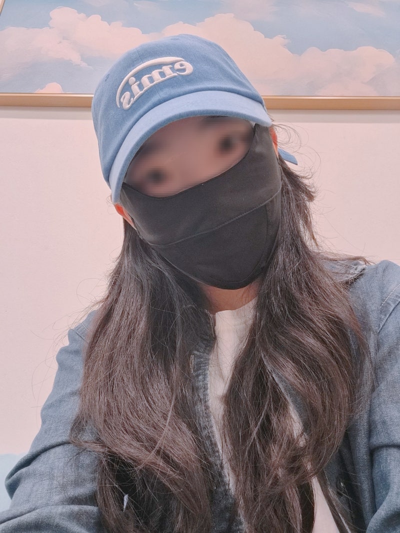 자외선은 위험해! 다이소 메쉬 자외선차단 마스크! 베일리화이트 골프 썬패치 마스크! 자외....