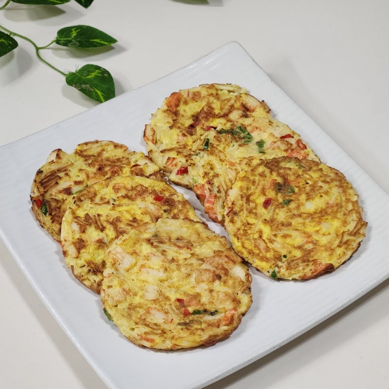 팽이버섯 맛살전 레시피 바삭하고 고소한 밥반찬