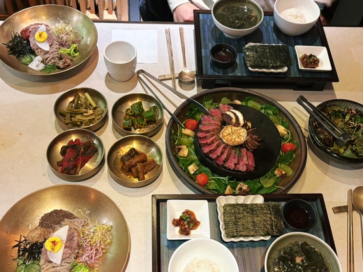  선릉역 한정식 동화고옥 비즈니스 미팅 상견례 장소로 완벽한 영빈 갈비코스