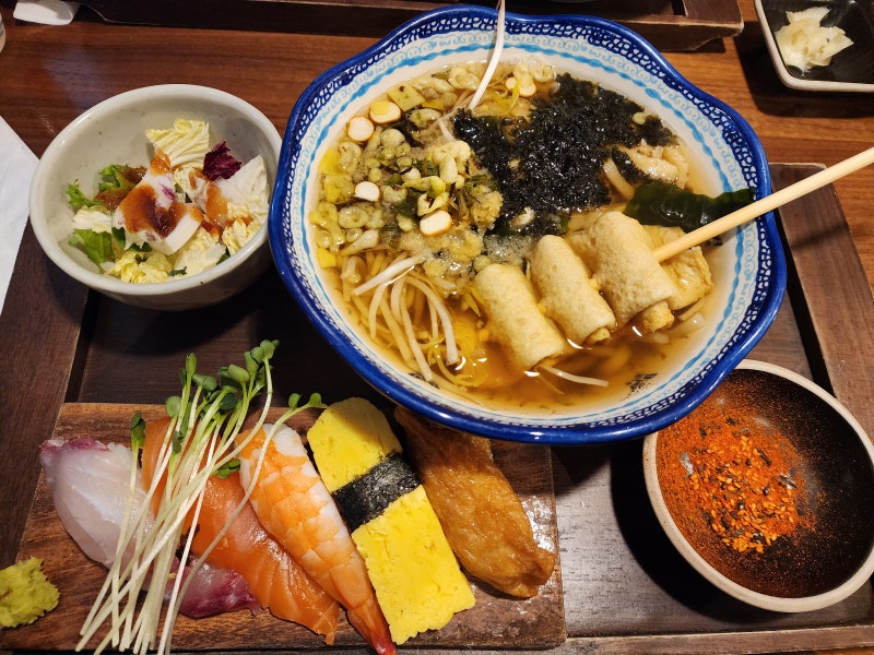 [모도리스시] 고덕 초밥 맛집ㅣ가성비 좋은 초밥 우동 세트 솔직 후기