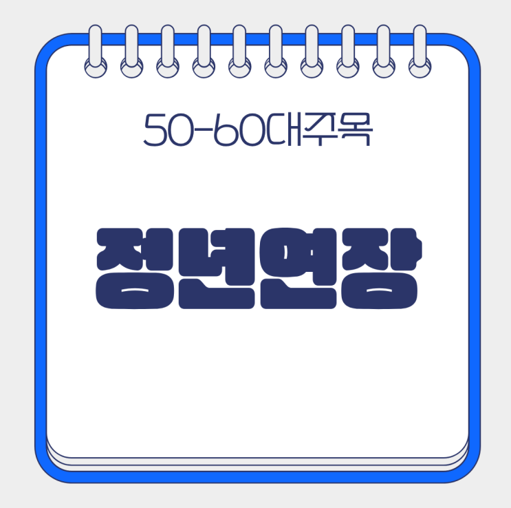  5060세대 주목! 정년 연장 65세 시행시기, 법안, 정부안 완벽 파헤치기!