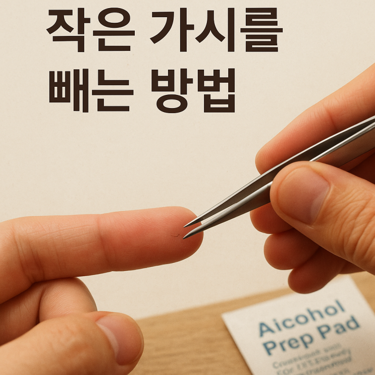  손끝에 들어온 아주 작은 불청객, 가시 빼는 5가지 안전한 방법