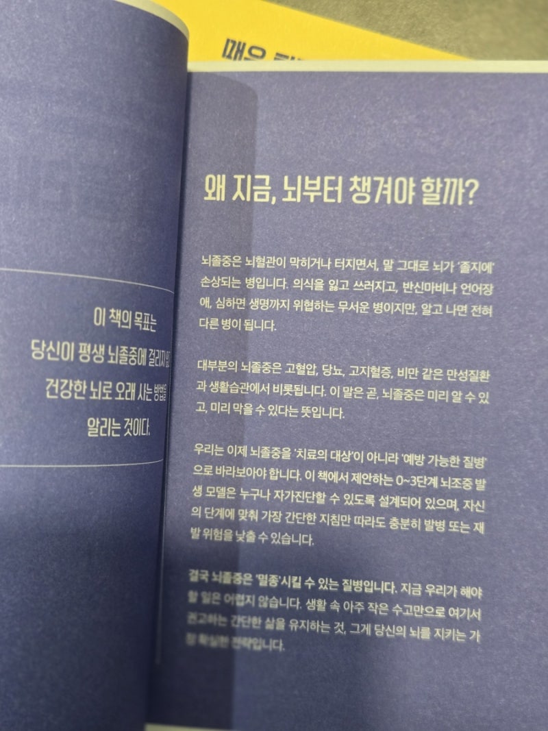 이승훈 교수님 신간 서평 뇌가 멈추기 전에