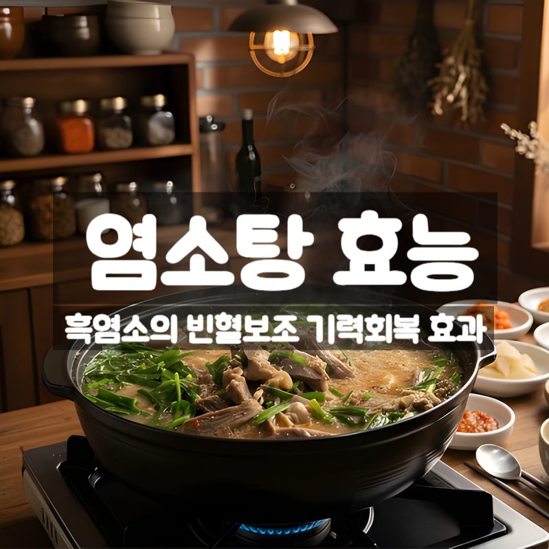 흑염소탕 염소탕 효능 부작용 칼로리 먹는법 – 빈혈과 허약체질에 왜 좋은가