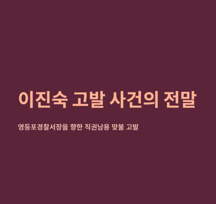 <b>이진숙</b> 방통위원장 고발 영등포서장 향한 직권남용 맞불... 
