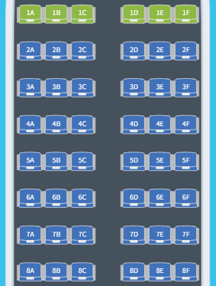 오사카 피치항공 MM714 에어버스 A320추천 좌석+좌석 배치도+피해야할 좌석