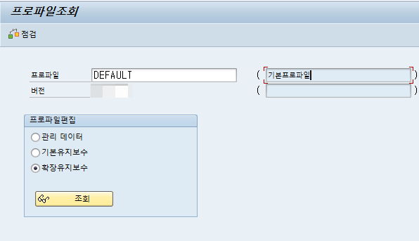  SAP BC - RZ10 / RZ11 – 프로파일 파라미터