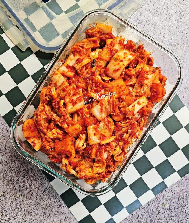  맛김치 만들기 알배추김치 겉절이 만드는법 가을무김치 담그기 레시피