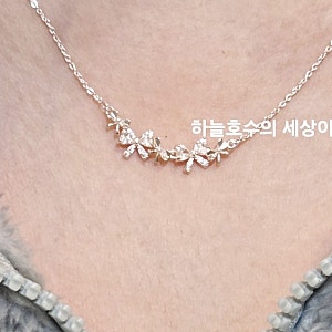 세인트스코트 실버 리본 목걸이 내돈내산 STJ NB1582
