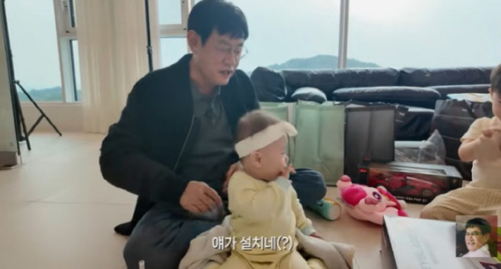 이경규, 결혼 30년 만에 손주 육아 체험 "예림아, 빨리 낳아야겠다"