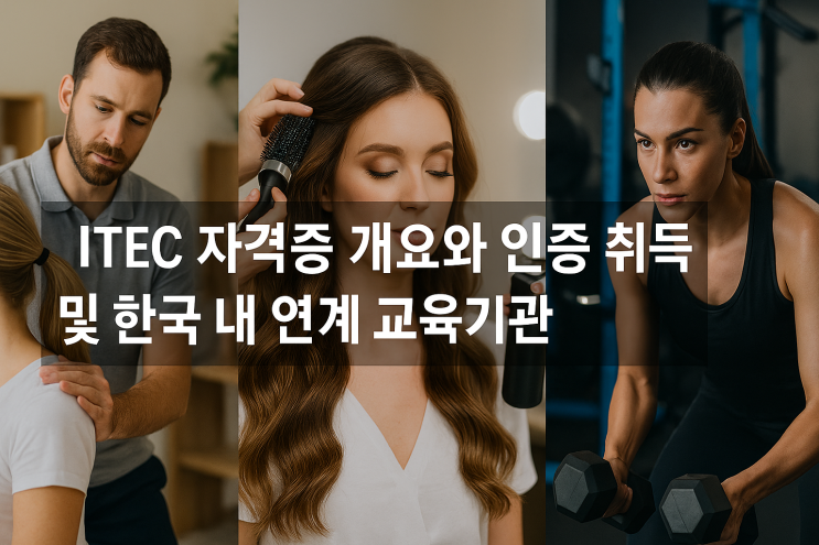  ITEC (International Therapy Examination Council) 자격증 개요와 인증 취득 방법 및 한국 내 연계 교육기관