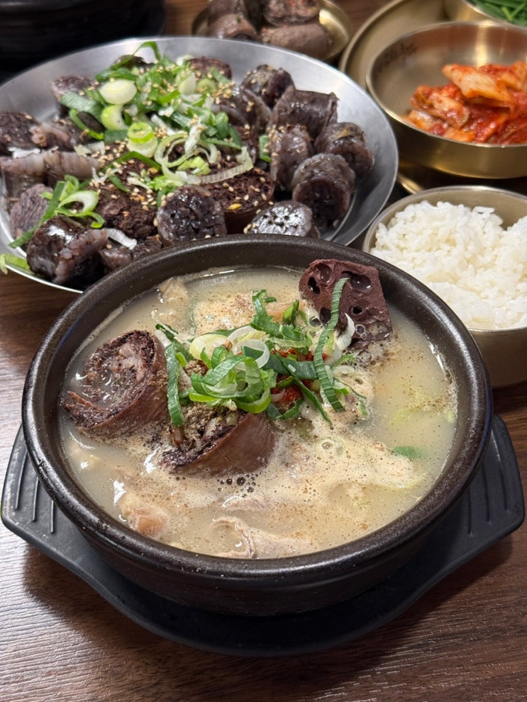 광주 동명동 밥집 암뽕순대 국밥 맛집 24시간 식당 첨단공원국밥