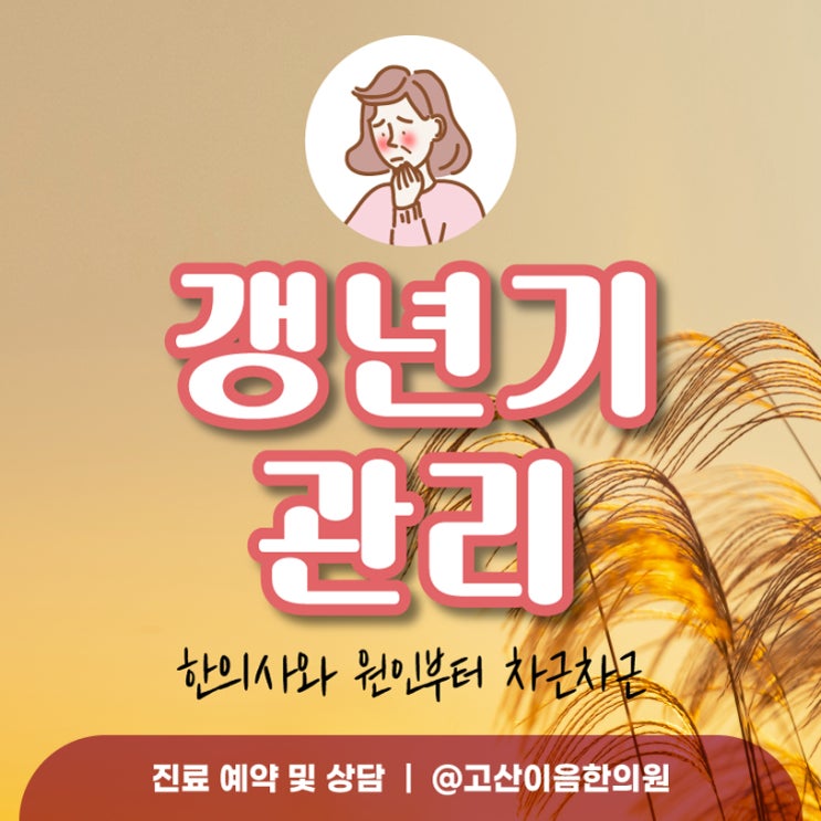  범골역한의원 갱년기증상 안면홍조 완화에 좋은 맞춤한약