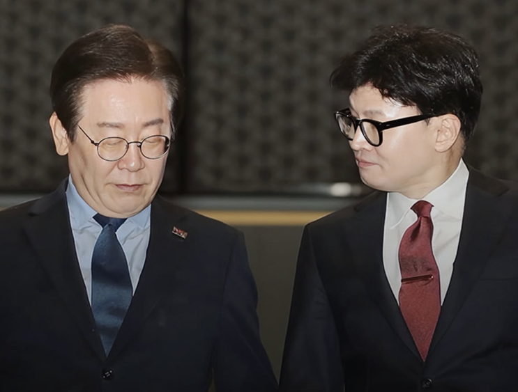 한동훈 이재명, <b>계엄</b>할 것 <b>발언 논란</b> 민주당 근거 없는 음모론... 
