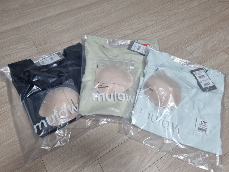필라테스 상의 뮬라웨어 컴포트 숏슬리브 패드형
