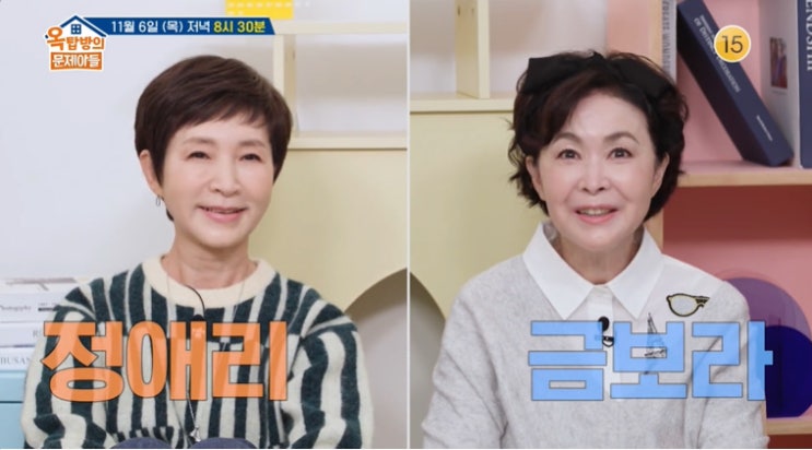 정애리 <b>금보라</b> 나이 학력... 교통사고 <b>옥문아</b> 289회 퀴즈 정답... 