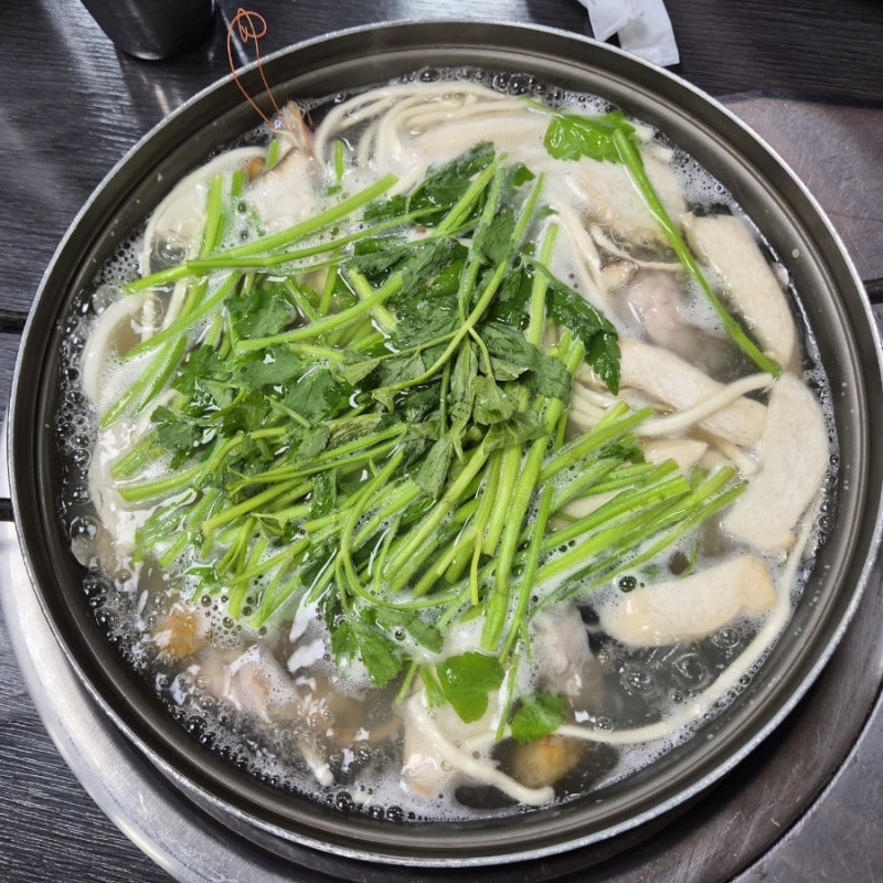 부산복해물칼국수 산본맛집 복칼국수 복튀김 몸보신 후기