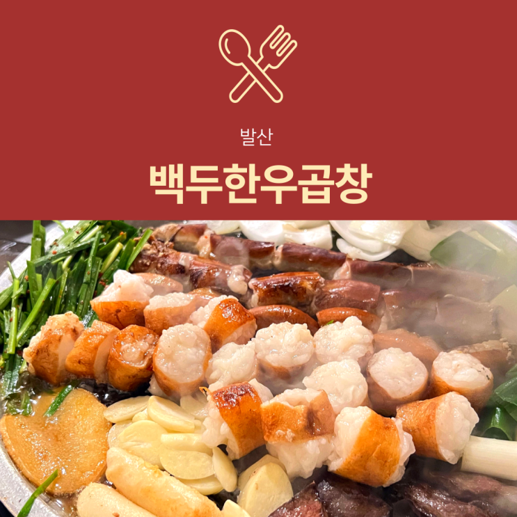 [발산역맛집] 백두한우곱창 | 곱이 가득한 한우곱창 대창 추천 볶음밥은 필수!