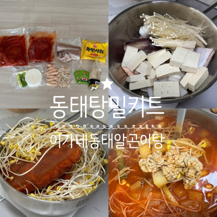  국물요리 동태탕밀키트 추천!! 용인 이가네동태탕앤찜 동태알곤이탕 밀키트 개운한 국물부터 다르네!!