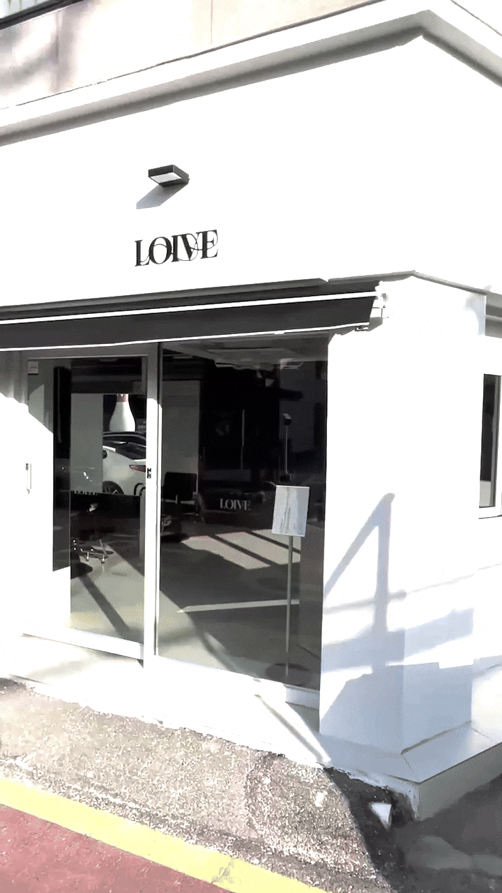  광주 오치동 미용실 로이브(LOIVE) 간판 시공, 깔끔하고 세련된 디자인은 역시 원 디자인