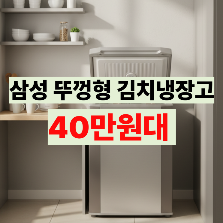  삼성 뚜껑형 김치냉장고 RP13C1022S9 최저가 후기 김치 맛은 최고