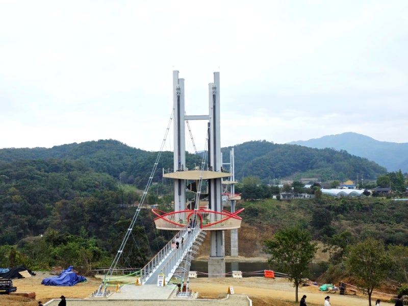 연천 한탄강 주상절리길 아우라지 베개용암 출렁다리(12월 개통예정)