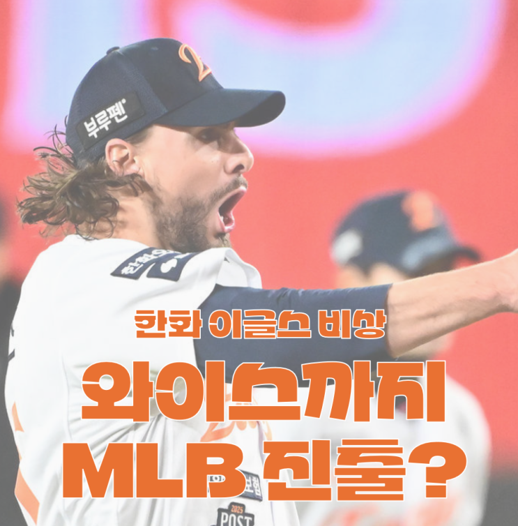 <b>MLB</b> 진출 유력한 <b>폰세</b> 이어 <b>와이스</b>도 <b>한화</b> 떠나면 어떡하지?