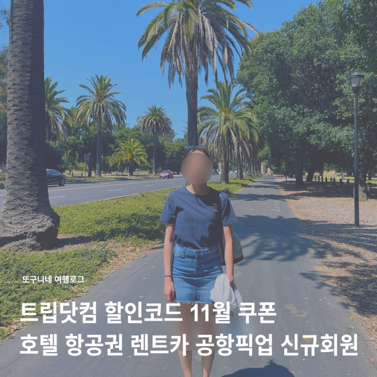  트립닷컴 할인코드 11월 항공권 호텔 숙소 렌트카 공항픽업 신규회원 쿠폰 총정리