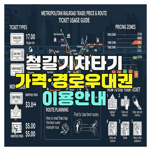  철길기차타기 가격·경로우대권 이용안내