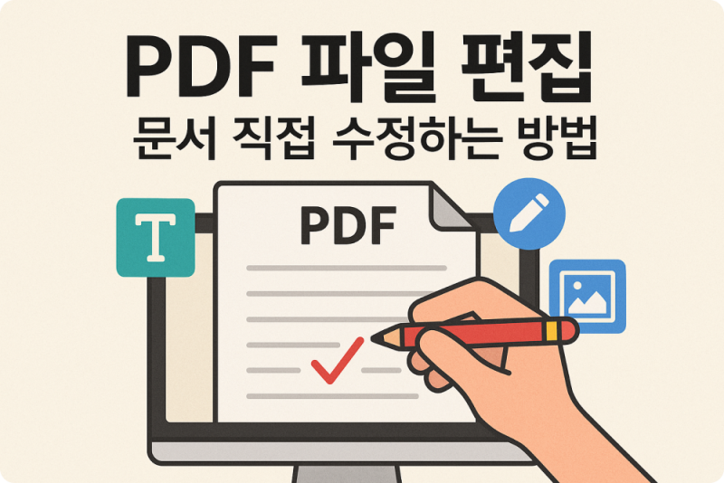 PDF 파일 편집, 문서 직접 수정하는 방법 : 네이버 블로그