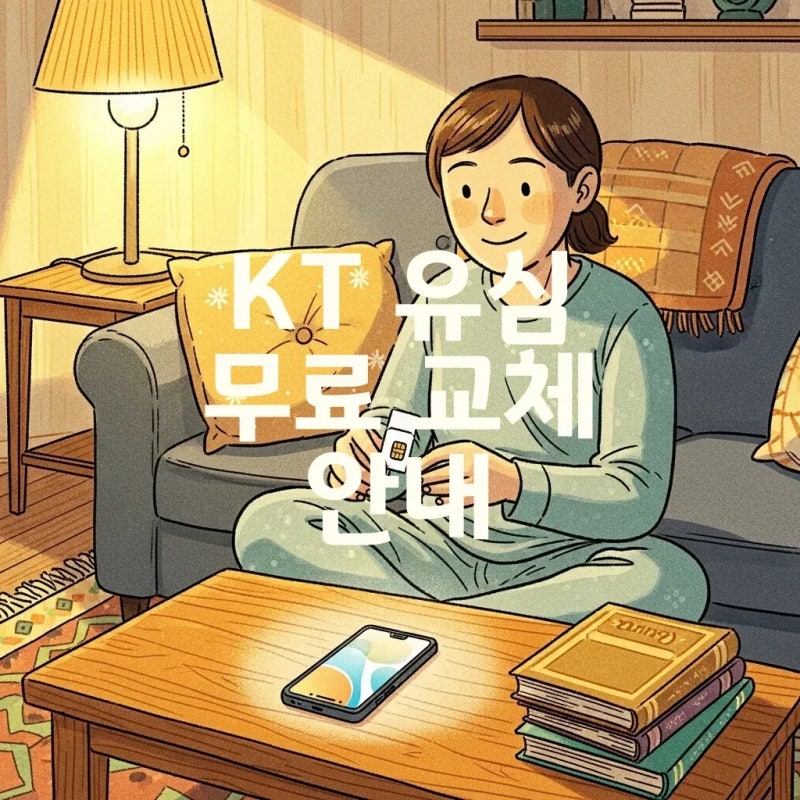 KT 유심 교체 방법, 비용 걱정 없이 대리점 신청!