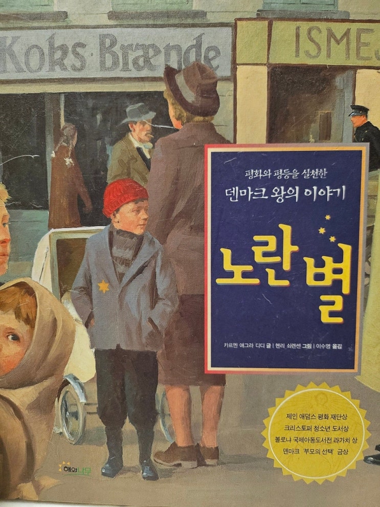  <평화와 평등을 실천한 어느 덴마크 왕의 이야기 노란별_카르멘 애그라>-생각하는 그림책, 그리고 어린이