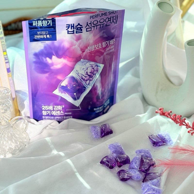 캡슐형섬유유연제 향기부스터 사용하기 편한 아우라
