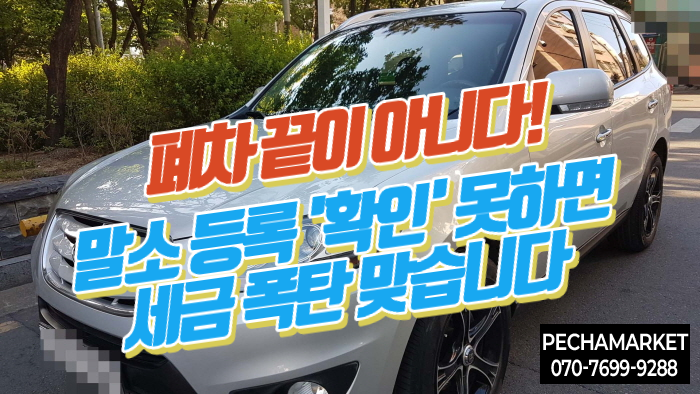  폐차 끝이 아니다!  말소 등록 '확인' 못하면 세금 폭탄 맞습니다 (실수 방지법)