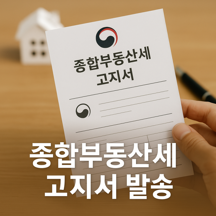  2025년 종합부동산세 고지서 발송! 과세 대상, 1주택자 공제 12억, 세율, 절세 팁 , 2026년