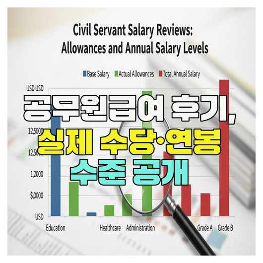  공무원급여 후기, 실제 수당·연봉 수준 공개