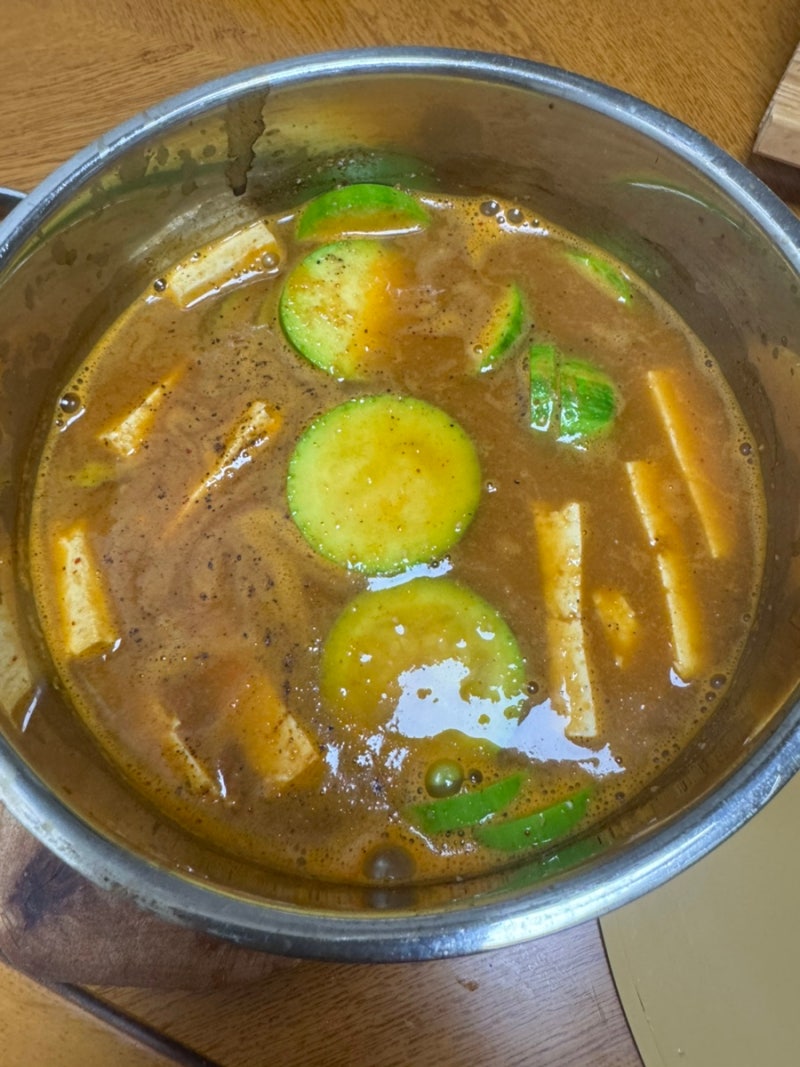 된장찌개 레시피 다담 고깃집된장 찌개양념 으로 간편하게 만들기 요리초보도 가능