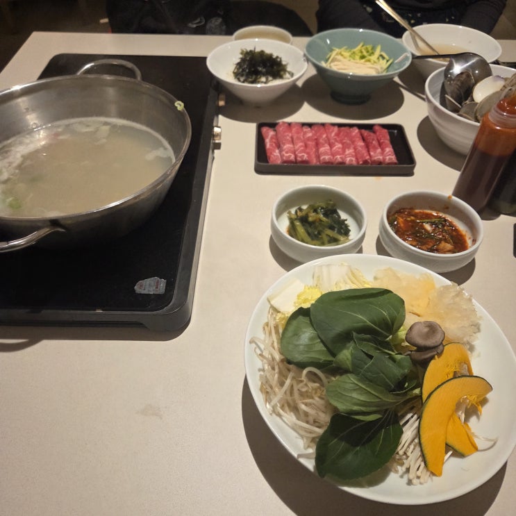 강남 역삼역 직장인 맛집 파브란트 백합탕칼국수