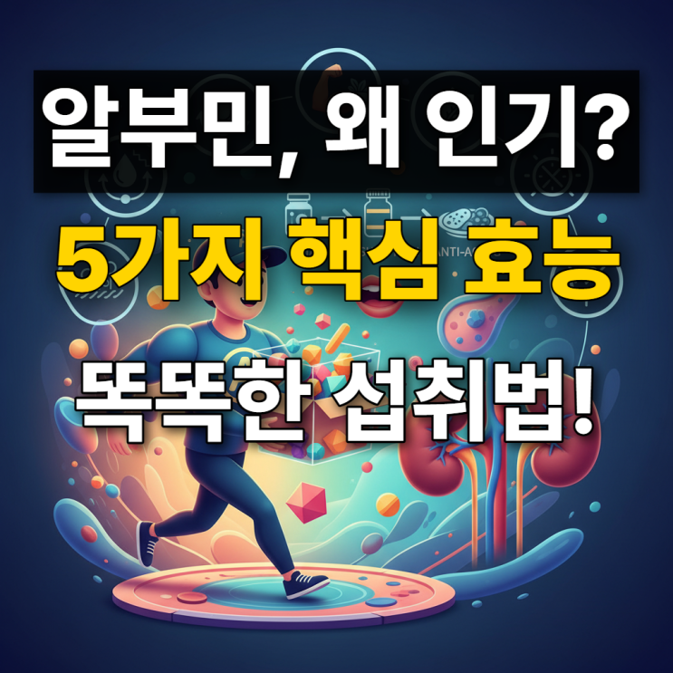  알부민 효능, 5가지 핵심 기능과 똑똑한 섭취법