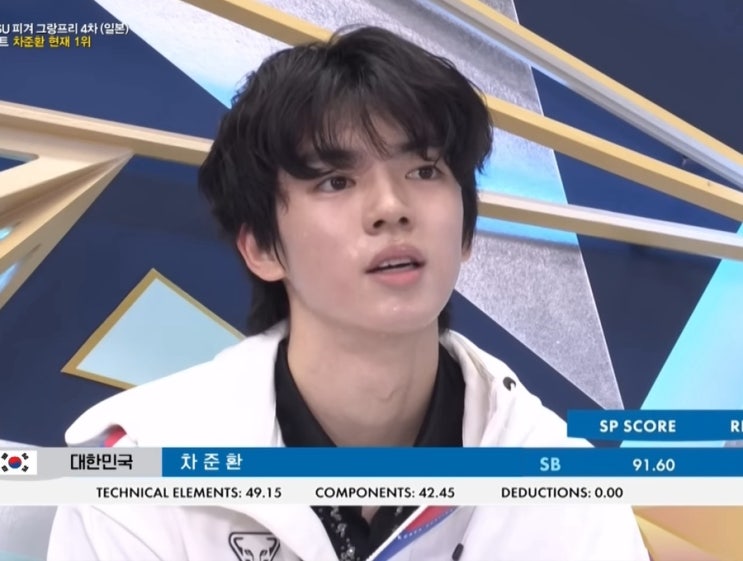 ️ [속보] '피겨 왕자' <b>차준환</b>, NHK 트로피 <b>쇼트 3위</b>! 메달권... 