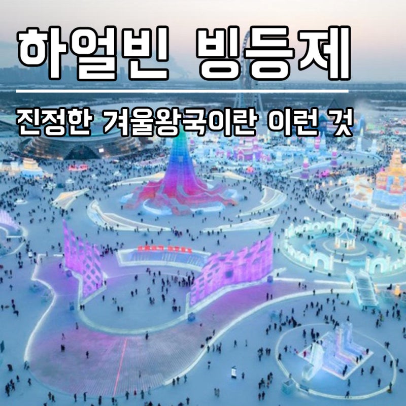 단 한번도 경험 못한 압도적인 스케일의 겨울 축제 하얼빈 '빙등제'는 꼭 가보셔야 합니다
