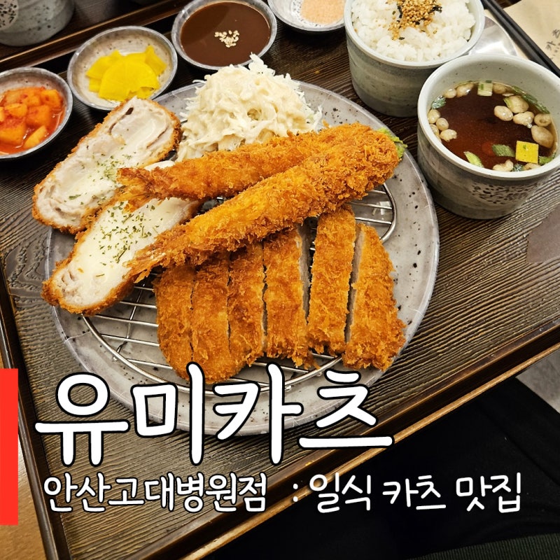 안산 고잔동 맛집 고대병원 근처 돈까스가 맛있는 유미카츠