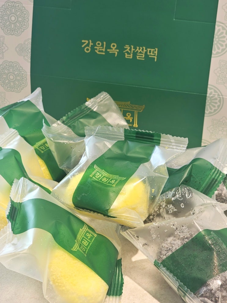 강릉 현지인도 사먹는 강릉 기념품 찹쌀떡. <b>수능 응원 선물</b>로도 딱!